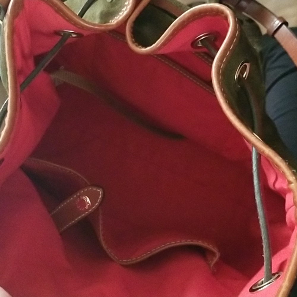 DOONEY &Bourke Suede Drawstring Bag. SOLD OUT !!! - Picture 16 of 16